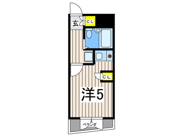 ビッグヴァン横濱野毛(302)の物件間取画像